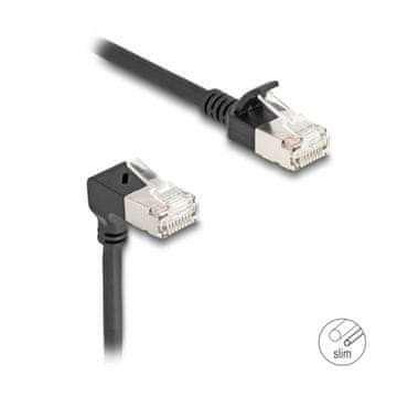 Delock SFTP patch CAT.6A 3m crni tanki kutni 80307