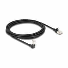 Delock SFTP patch CAT.6A 3m crni tanki kutni 80307