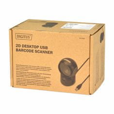 Digitus Čitač barkodova/QRkodova 2D laserski USB stolni crni DA-81005