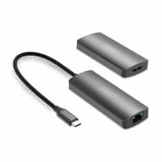 Digitus Produživač linije TipC - HDMI RJ45-RJ45 do 30m 4K/120Hz DS-55343