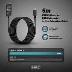 Digitus Produživač/repetitor linije USB 3.2 Type-C 5m DA-73108