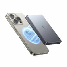 Joyroom Prijenosna baterija 10.000 mAh 20 W PowerBank magsafe siva JR-PBM08 Pro