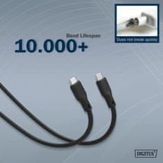 Digitus USB 4.0 C-C kabel 8K 60Hz 240W 2m crni silikonski AK-300344-020-S
