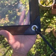 Cerada za terasu i balkon, vodootporno pokrivalo protiv sunca i kiše, za vanjsku upotrebu | COVERKA, 3x3m