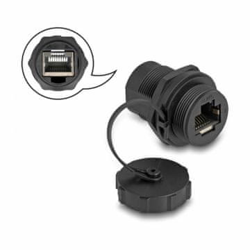 Delock spojnica RJ45 CAT.6A konektor s poklopcem za brtvljenje IP67 87246