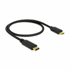 Delock USB 2.0 kabel TipC - TipB Micro 0,5 m crni 83333