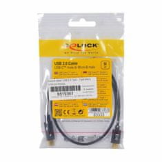 Delock USB 2.0 kabel TipC - TipB Micro 0,5 m crni 83333