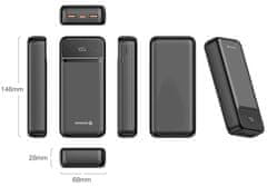 SWISSTEN Power bank POWER BANK 20000 mAh POWER LINE II BLACK 22013947