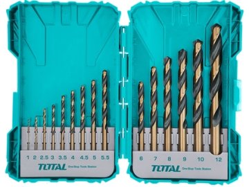 Total Bušilice TACSDL51501 Drill bits, set of 15, HSS