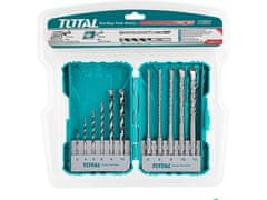 Total Bušilice i dlijeta TACSDL31101 Concrete drill bits and chisels, 11pcs, industrial