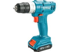 Total Akumulatorska bušilica/odvijač THKTHP11282 Akumulatorska bušilica/odvijač 12V Li-ion s alatima, set od 128 dijelova