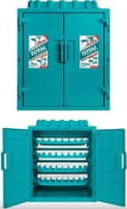 Total Ormar za bušilicu TAKD2688, dimenzije 340x320x430mm, 4 kata, 8 odjeljaka na svakom katu