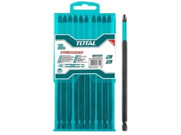 Total Bitovi udarnog odvijača TACIM16T25103, 250mm, S2, set of 10 pcs, industrial