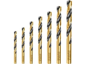 Total svrdla za metal TACSD0075, HSS, set of 7, industrial