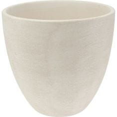 ProGarden Lonac za cvijeće KO-066900330 Keramičke posude za cvijeće, set od 3 komada, bijele