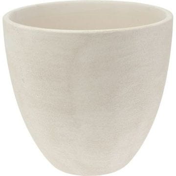 ProGarden Lonac za cvijeće KO-066900330 Keramičke posude za cvijeće, set od 3 komada, bijele