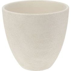 ProGarden Lonac za cvijeće KO-066900330 Keramičke posude za cvijeće, set od 3 komada, bijele