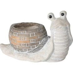 ProGarden Lonac za cvijeće KO-095752260 Keramička ukrasna saksija za cvijeće PUŽ 26 cm