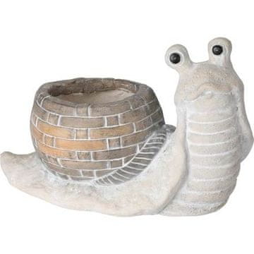 ProGarden Lonac za cvijeće KO-095752260 Keramička ukrasna saksija za cvijeće PUŽ 26 cm