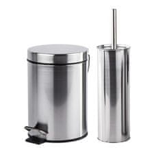 EXCELLENT Kanta za smeće KO-170481400 Toilet waste bin + toilet brush with stainless steel holder