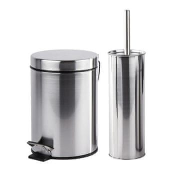 EXCELLENT Kanta za smeće KO-170481400 Toilet waste bin + toilet brush with stainless steel holder