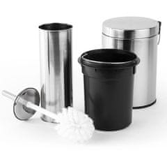 EXCELLENT Kanta za smeće KO-170481400 Toilet waste bin + toilet brush with stainless steel holder