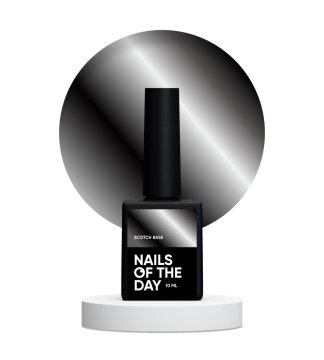 NAILSOFTHEDAY Scotch baza - tekuća hibridna baza za utrljavanje i pedikuru, 10 ml
