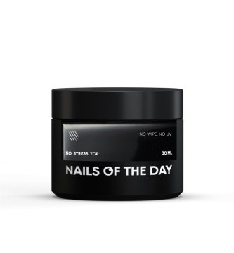 TO NAILSOFTHEDAY No stress nadlak bez brisanja - sjajni nadlak bez ljepljivog sloja i UV filtera, OTPORAN NA OGREBOTE, 30 ml