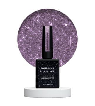 NAILSOFTHENIGHT Daiquiri - ljubičasti hibridni lak za nokte s reflektirajućim česticama, 10 ml