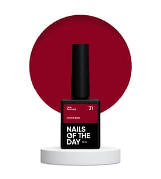 NAILSOFTHEDAY Cover base NEW 31 - crvena hibridna baza, 10 ml