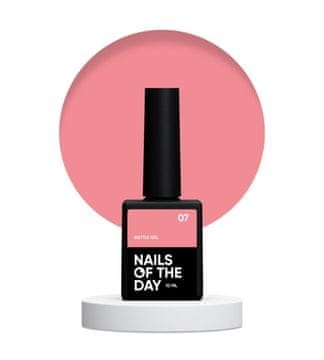 BOT NAILSOFTHEDAY Gel u bočici 07 - koraljnocrveni gel za jačanje i popravak, 10 ml
