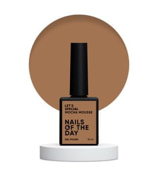 NAILSOFTHEDAY Let's special Mocha Mousse - topli hibridni lak za nokte u boji karamele i bež, 10 ml