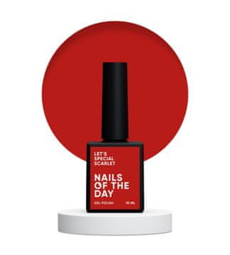 NAILSOFTHEDAY Posebni Scarlett - hibridni lak za nokte, 10 ml