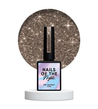 NAILSOFTHENIGHT Baylis - zlatni hibridni lak za nokte s reflektirajućim česticama, 10 ml