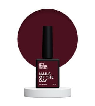 NAILSOFTHEDAY Let's special Vintage - klasični bordo hibridni lak za nokte, 10 ml