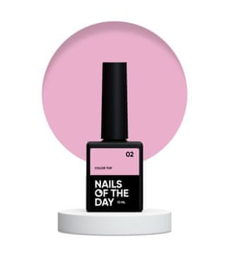 TO NAILSOFTHEDAY Nadlak u boji 02 - nude-roza nadlak bez ljepljivog sloja, 10 ml