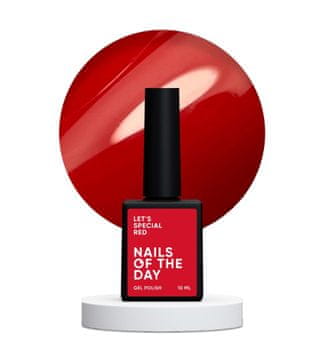 NAILSOFTHEDAY Let's special Red - hibridni lak za nokte, 10 ml