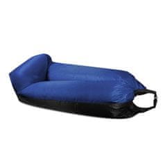 Aga Napuhujuća vreća LAZY BAG 230x70 cm Crna/Tamno plava
