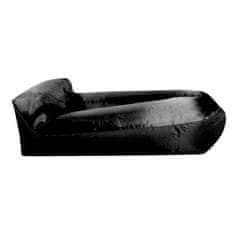 Aga Napuhujuća vreća LAZY BAG 230x70 cm Crna/Crna