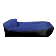Aga Napuhujuća vreća LAZY BAG 230x70 cm Crna/Tamno plava