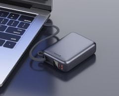 SWISSTEN Power bank POWER BANK 20000 mAh 45W S INTEGRIRANIM USB-C KABELOM SPACE SILVER 22013976