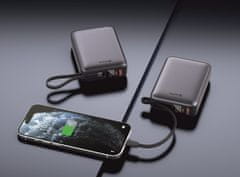 SWISSTEN Power bank POWER BANK 20000 mAh 45W S INTEGRIRANIM USB-C KABELOM SPACE SILVER 22013976