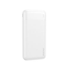 DUDAO K18-1W Power Bank 10000mAh USB / USB-C / Micro USB 10W, bijela