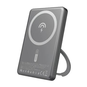 DUDAO K28S MagSafe Power Bank 5000mAh 20W, crno