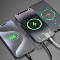 DUDAO K14S+ MagSafe Power Bank 10000mAh USB / USB-C 20W, crno