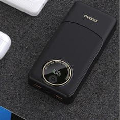 DUDAO K12Pro Power Bank 20000mAh USB / USB-C 22.5W, crno