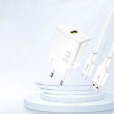 DUDAO A23 punjač USB 2.4A, bijela
