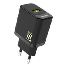 DUDAO A27S GaN punjač USB 25W, crno