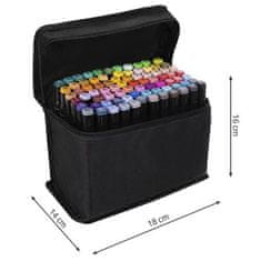MG Set Markers dvostrani markeri 80 kom