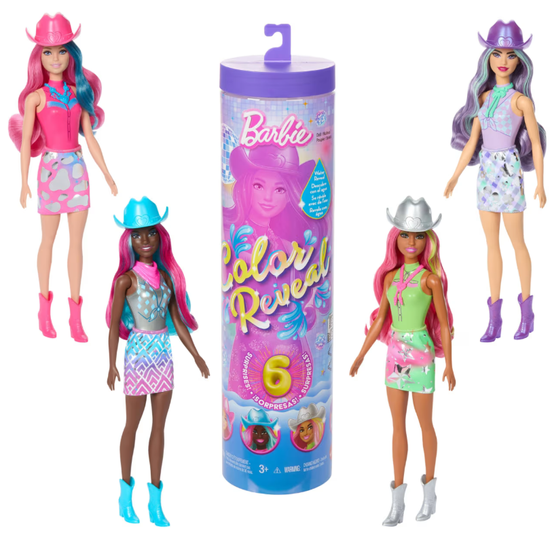 Mattel Barbie Color Reveal Disco Star lutka s dodacima